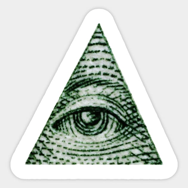 illuminati classic logo Sticker by miskel